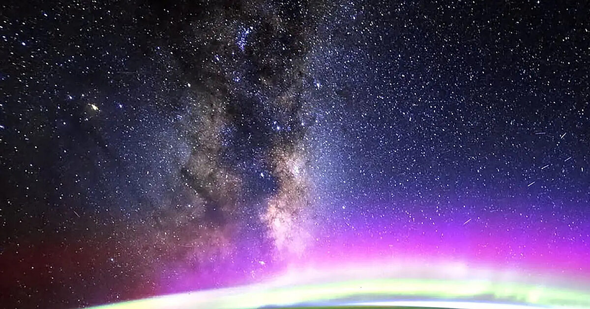 Milky Way from space Station