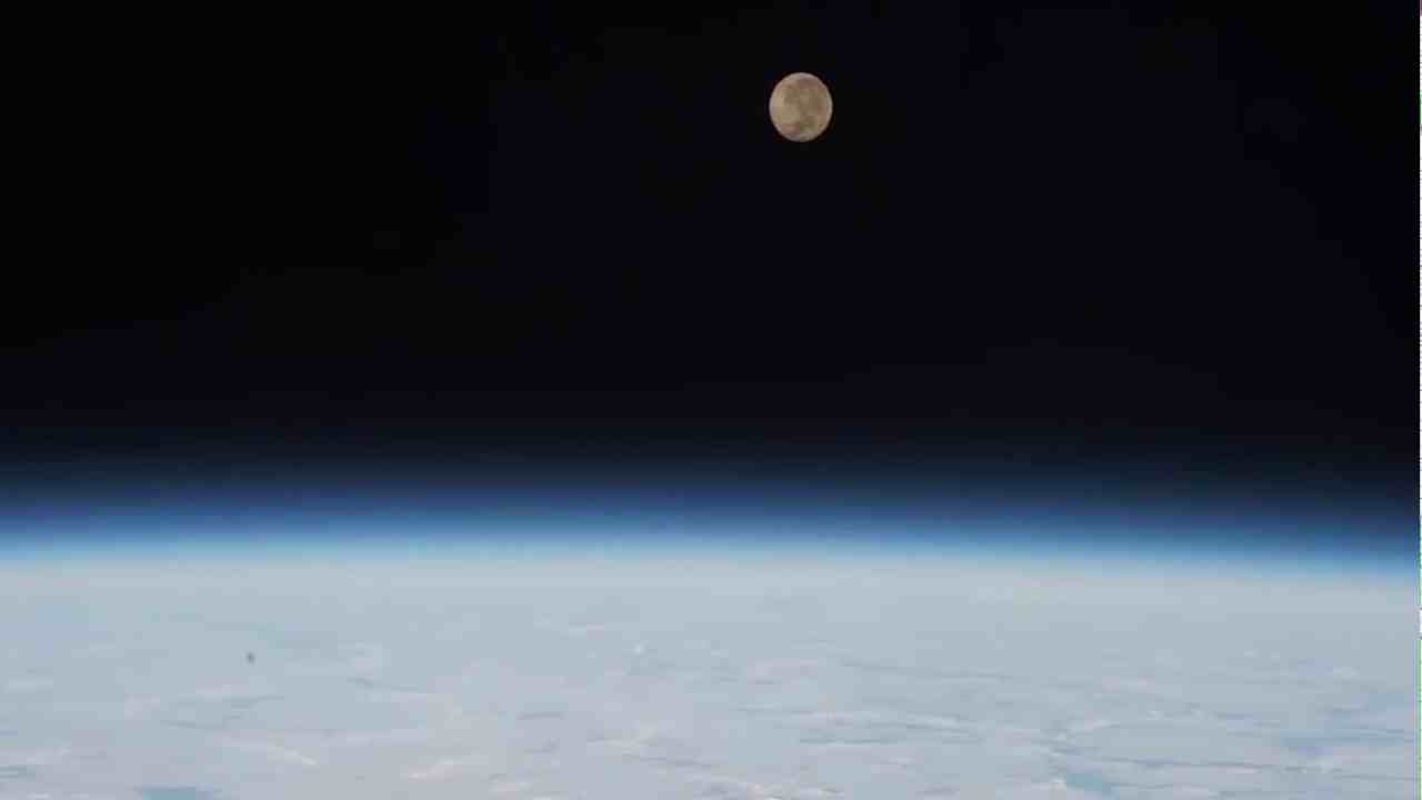 The Moon as seen by Humans in Space