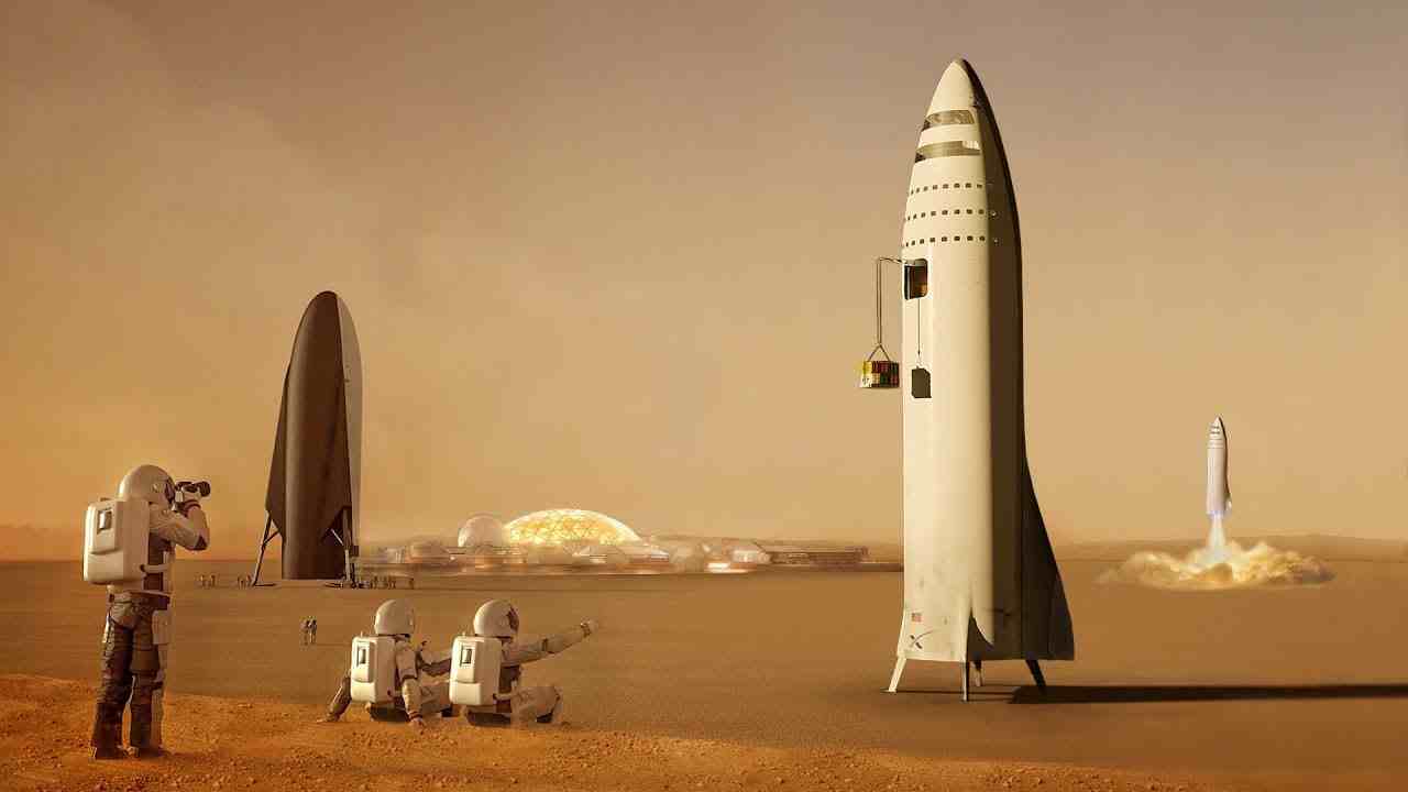 What will SpaceX do when they get to Mars?
