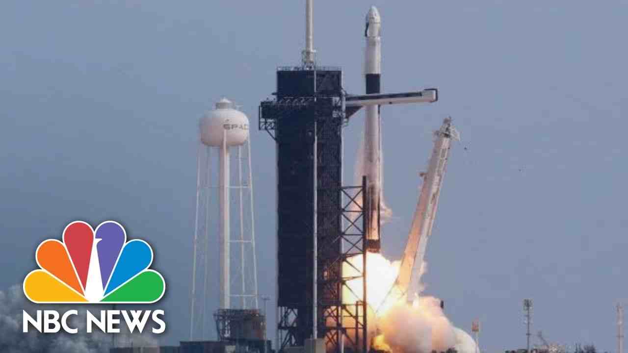 Watch: SpaceX Falcon 9 Rocket Launches 60 Satellites Into Orbit | NBC News