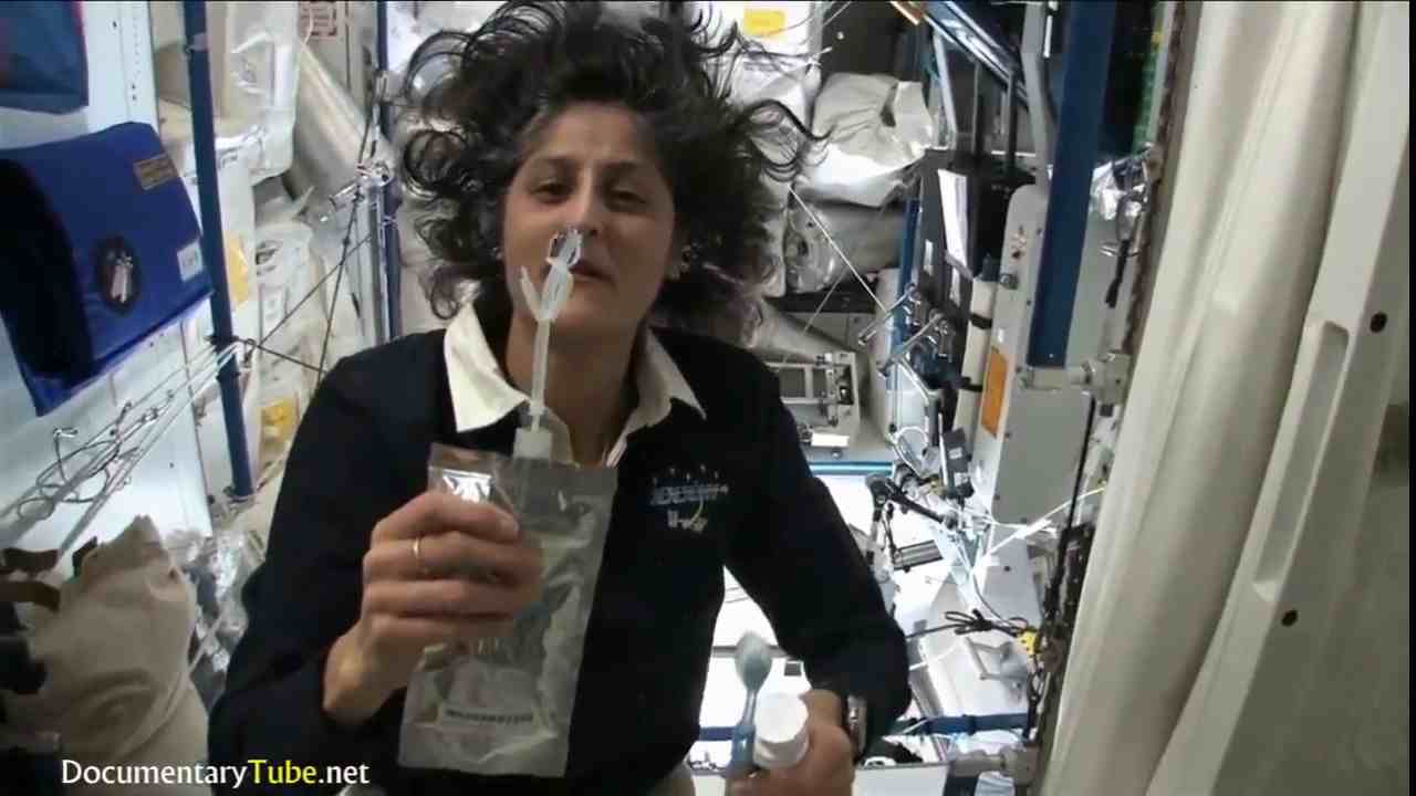 How they Eat, Drink and survive in Space  Sunita Williams in The International Space Station