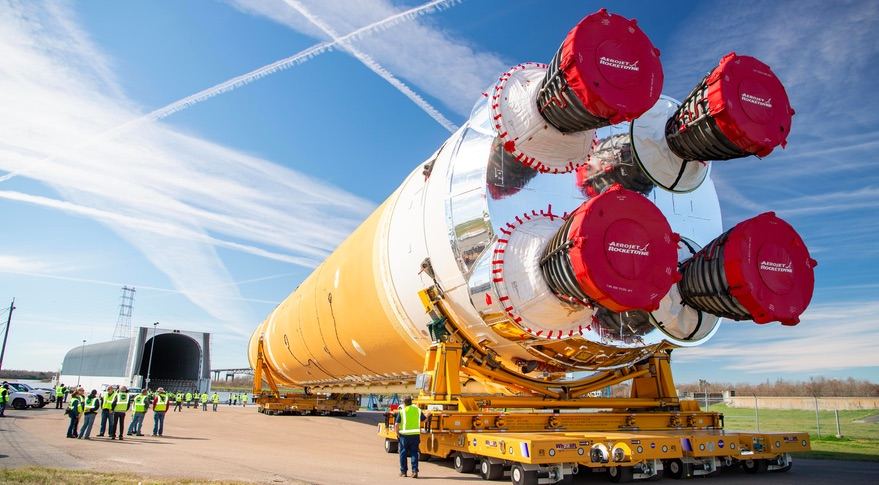 First SLS core stage ready for shipment