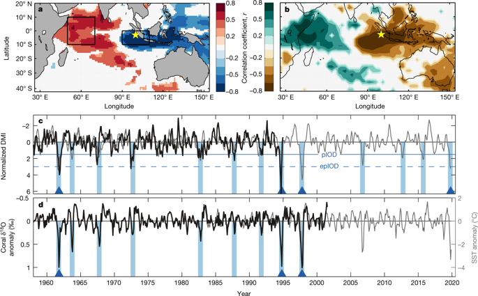 Coupling of Indo-Pacific climate variability over the last millennium