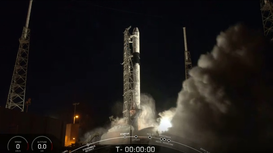 Falcon 9 launches final first-generation Dragon