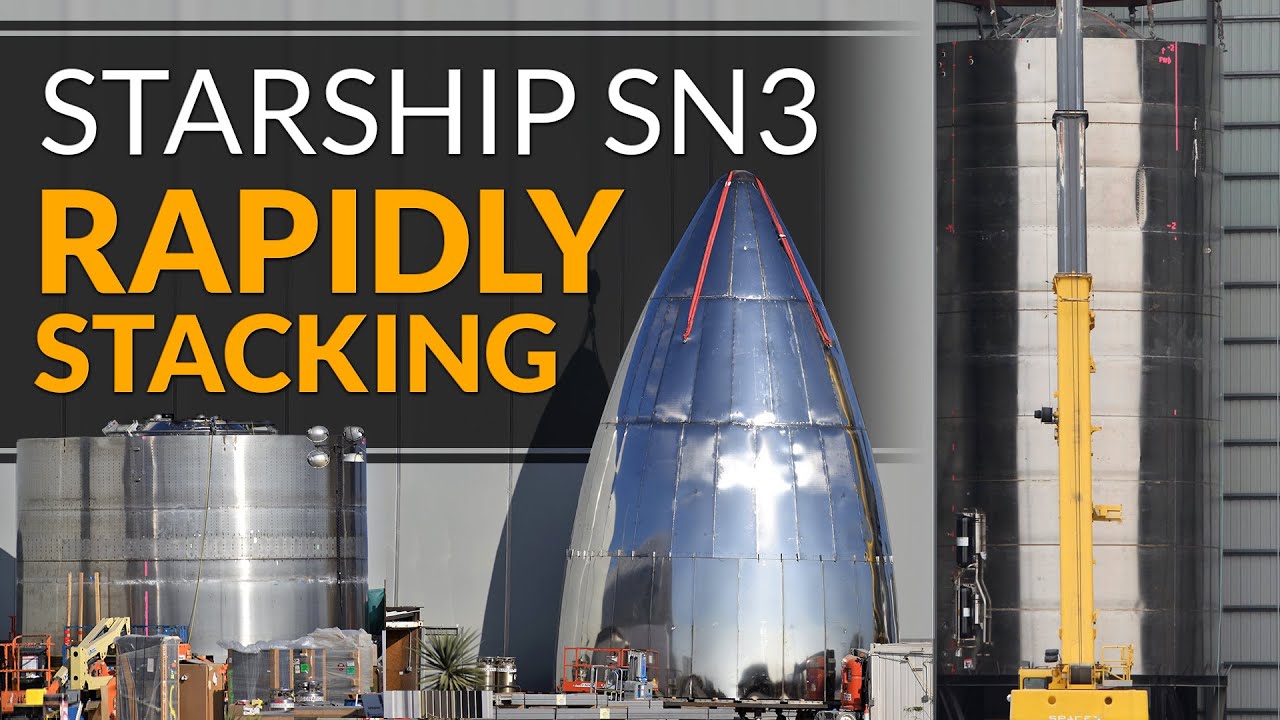 SpaceX Starship SN3 Rapid Stacking and News, Starlink 5 & missing Booster, Rocket Lab announcements