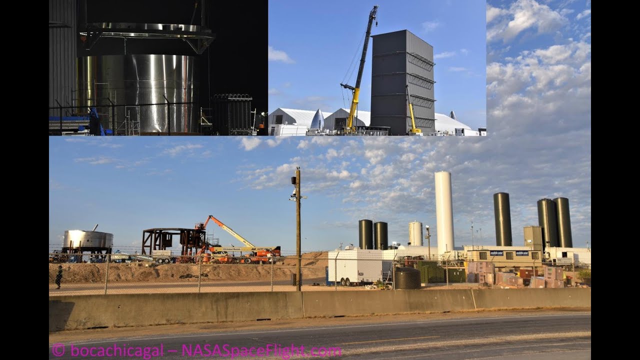 SpaceX Boca Chica - Preparing Launch Site for Starship SN4