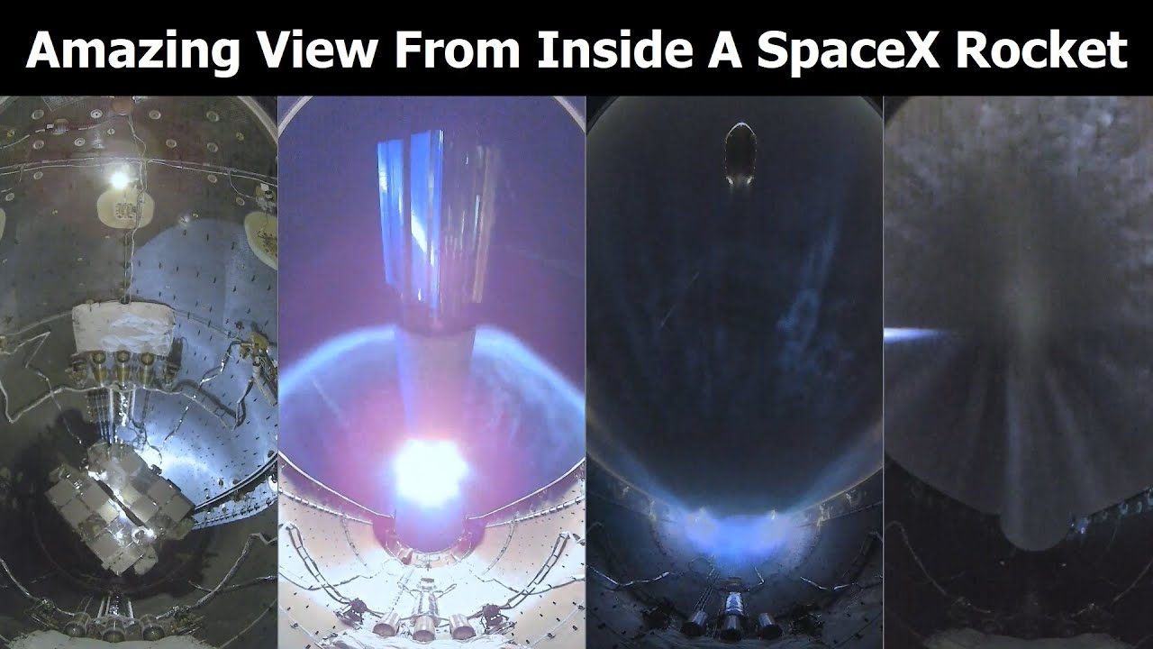 Amazing Camera Views From Inside SpaceX Rocket Fairings