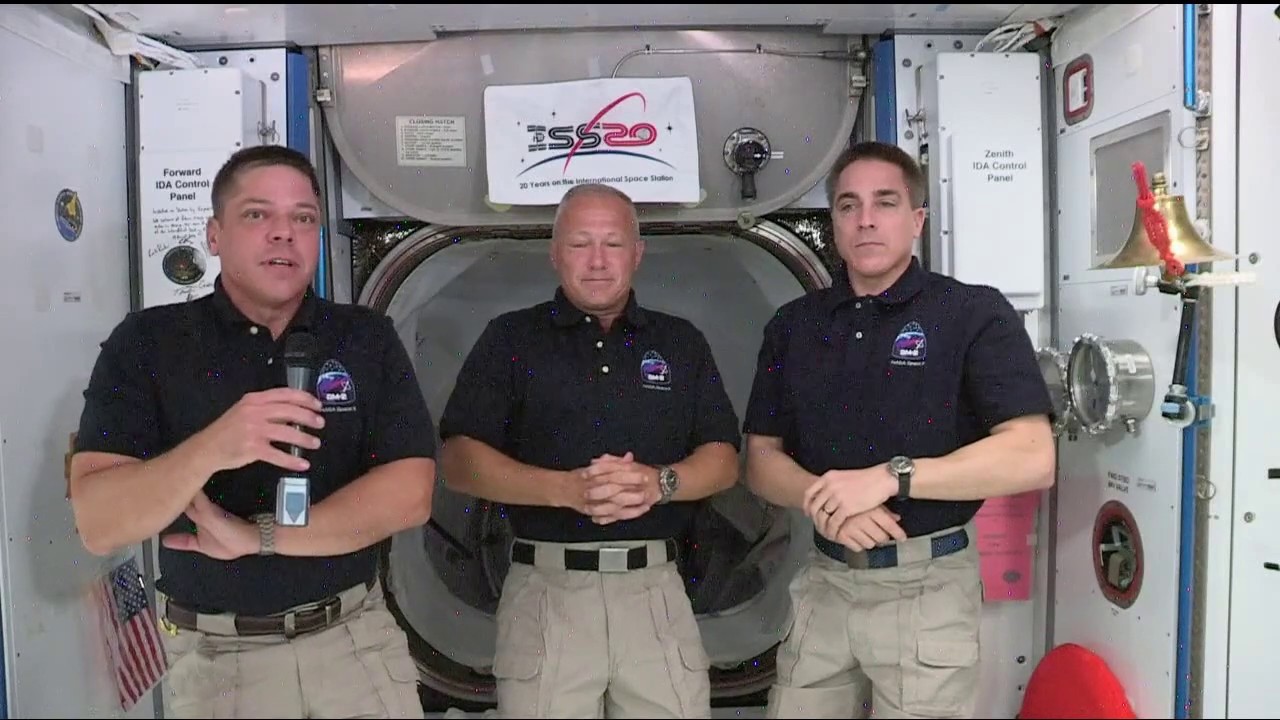 NASA Astronauts Ring the Opening Bell for Nasdaq