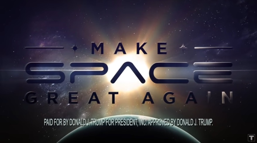 Trump campaign pulls space-themed ad after complaints