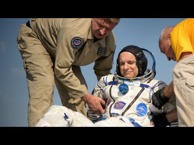 David Saint-Jacques returns after 204 days in space