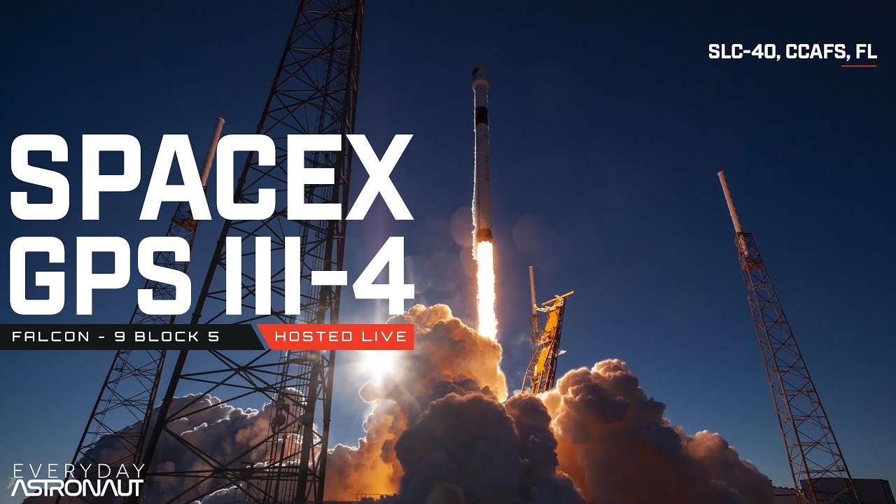 Watch SpaceX launch a next gen GPS satellite!