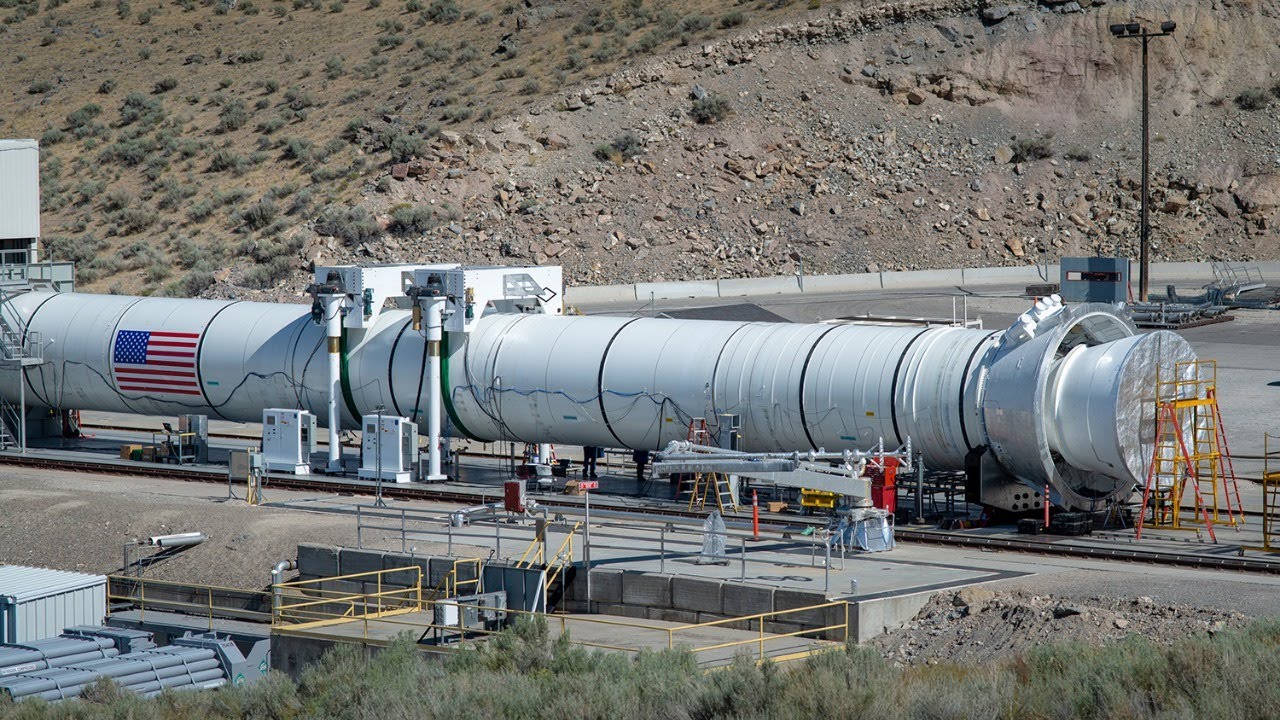 Smoke and Fire! NASA's Space Launch System Rocket Booster Test