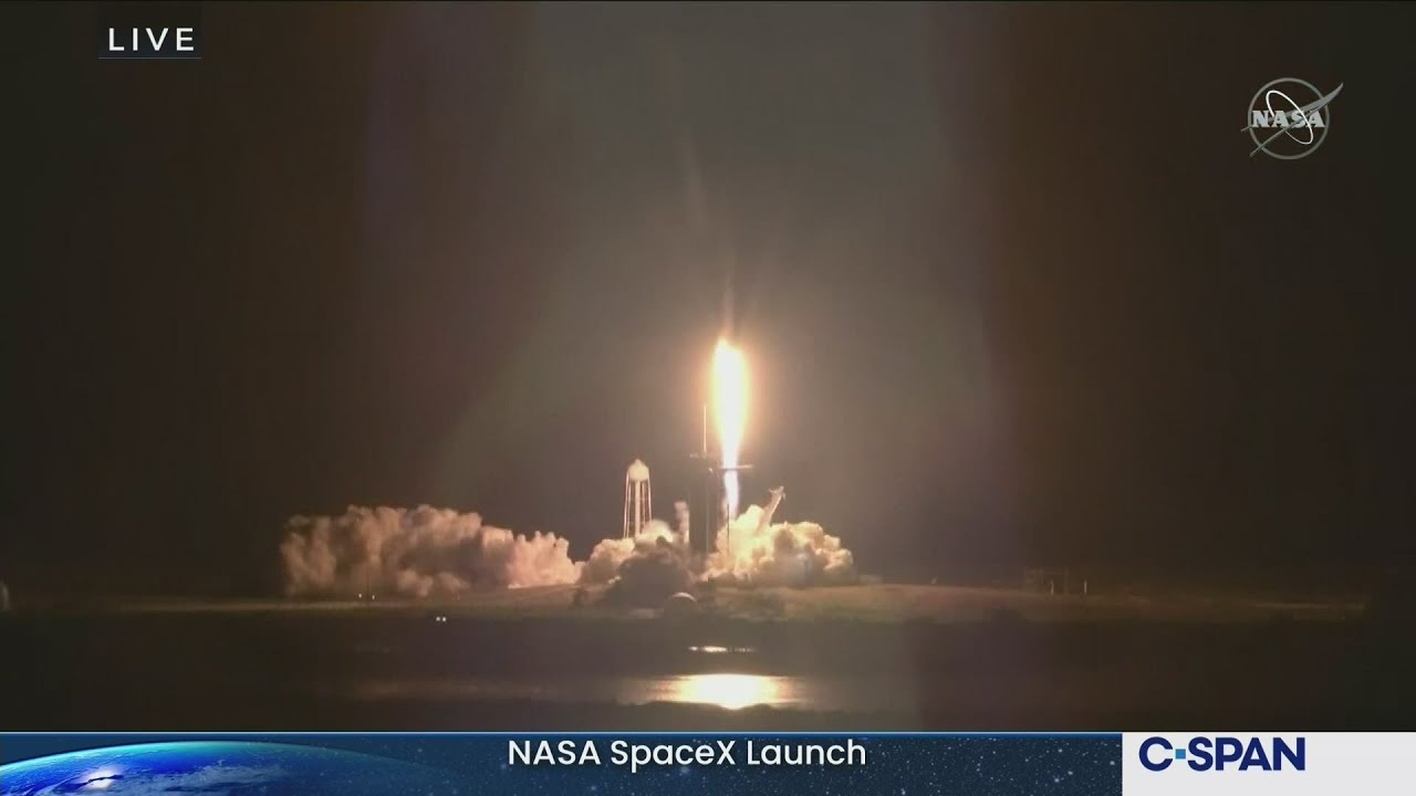 NASA SpaceX Falcon 9 Crew-1 Launch