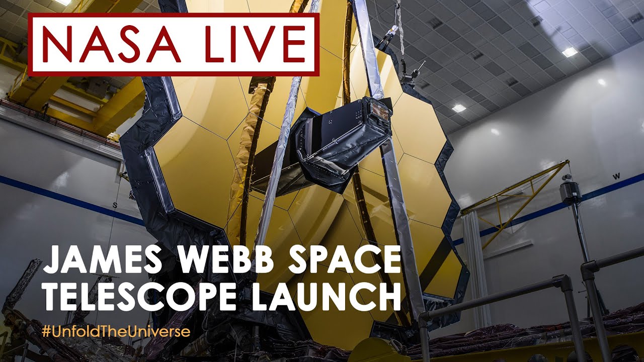 James Webb Space Telescope Launch  Official NASA Broadcast