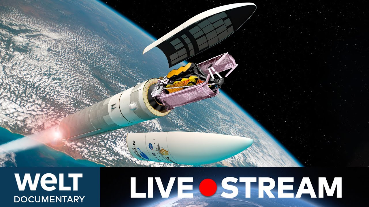 NASA launch of Ariane 5 rocket carrying the James Webb Space Telescope | LIVE STREAM